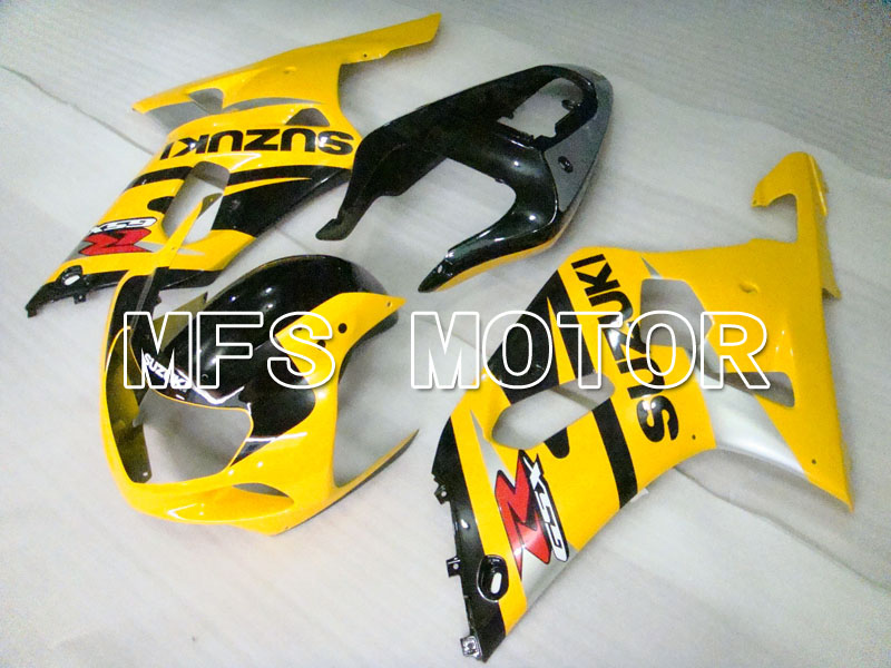 Suzuki GSXR750 2000-2003 Injection ABS Fairing - Factory Style - Black Yellow - MFS7046