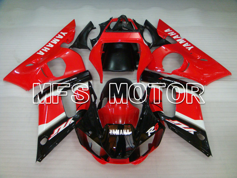 Yamaha YZF-R6 1998-2002 Injection ABS Fairing - Factory Style - Black Red - MFS3505