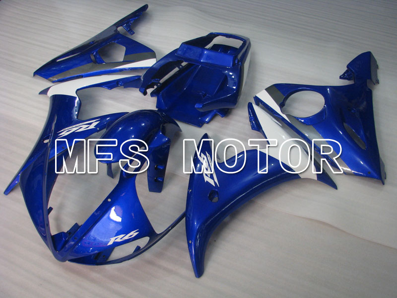 Yamaha YZF-R6 2003-2004 Injection ABS Fairing - Factory Style - Blue White - MFS3594