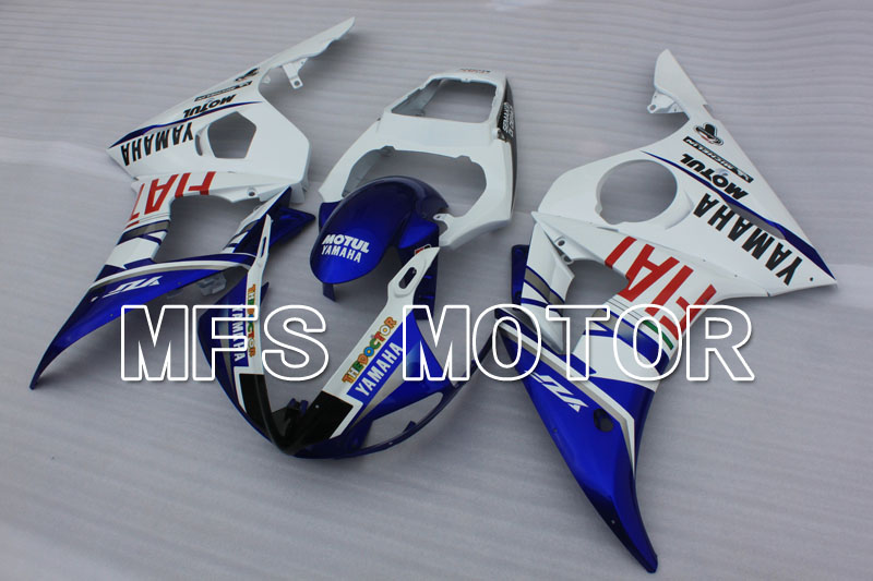 Yamaha YZF-R6 2003-2004 Injection ABS Fairing - FIAT - Blue White - MFS3655